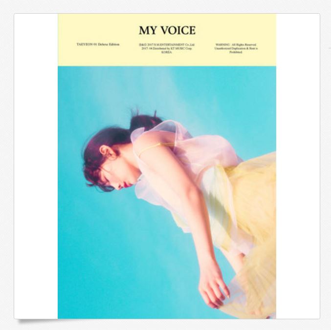 TAEYEON 1st Album - My Voice (Deluxe Edition)