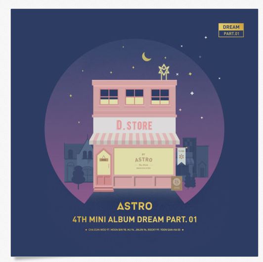 ASTRO 4TH MINI ALBUM DREAM PART. 01 ムンビン ASTRO Dream Part 01 Day ver. 4th Mini Album 2017 New Sealed