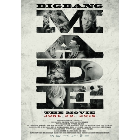 빅뱅 BIGBANG - BIGBANG10 THE MOVIE ‘BIGBANG MADE’ POSTER SET