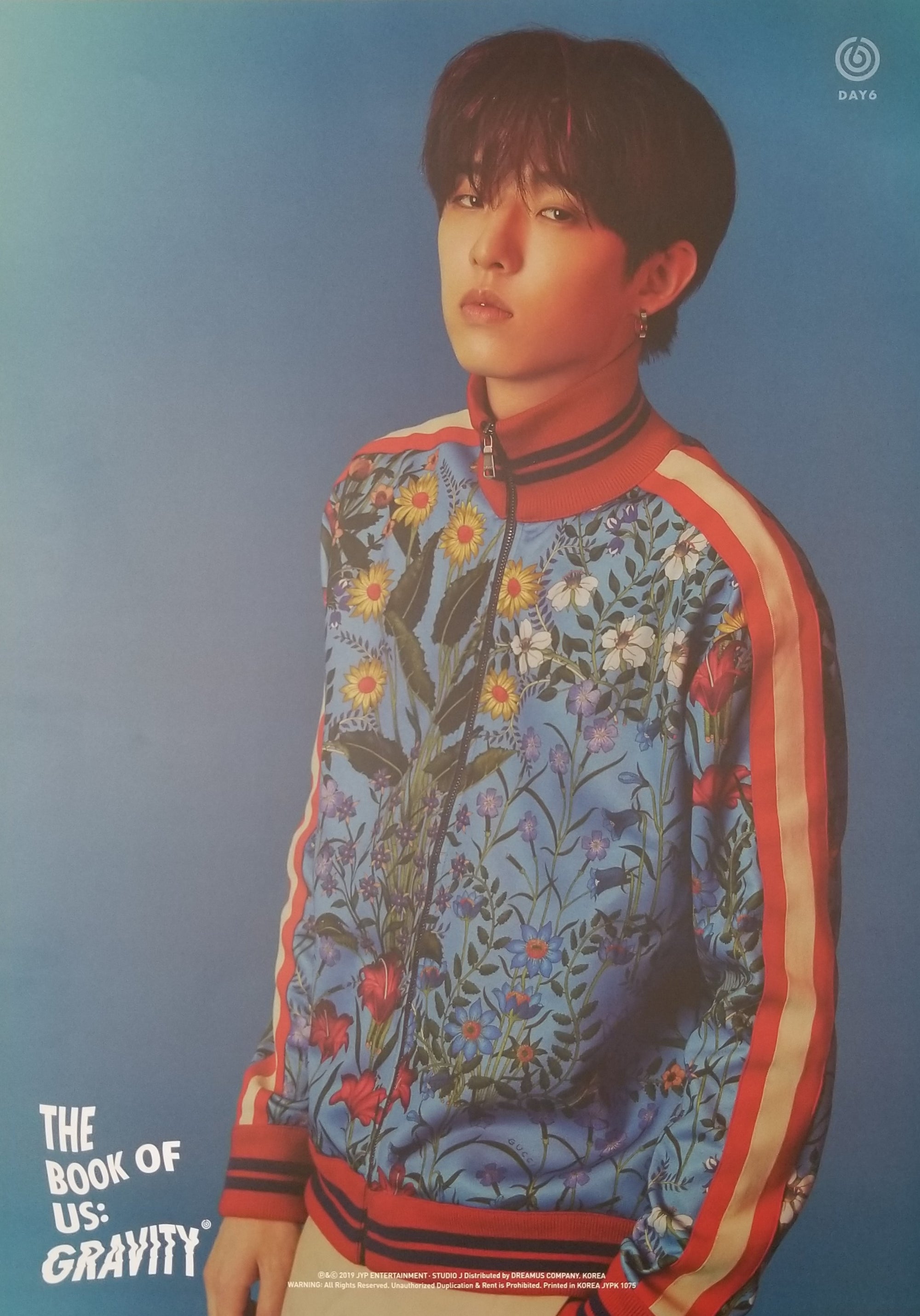 DAY6 5th Mini Album The Book of Us : Gravity Official Poster - Photo Concept Jae