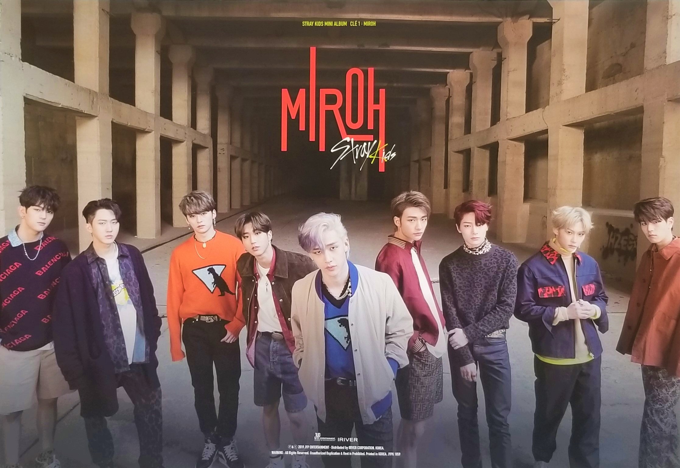 Stray Kids Mini Album CLE 1 : MIROH Official Poster - Photo