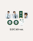 WayV 2021 Back To School Kit - Luggage Sticker + Photocard Set