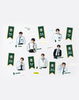 WayV 2021 Back To School Kit - Luggage Sticker + Photocard Set