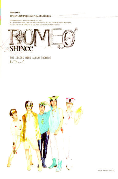 SHINee 2nd Mini Album - Romeo – Choice Music LA