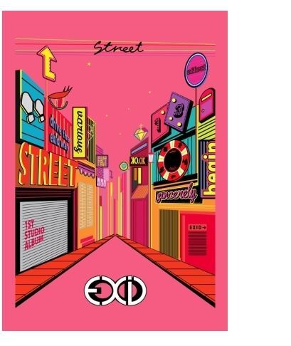 EXID 1st Studio Album - Street + Unfolded Poster