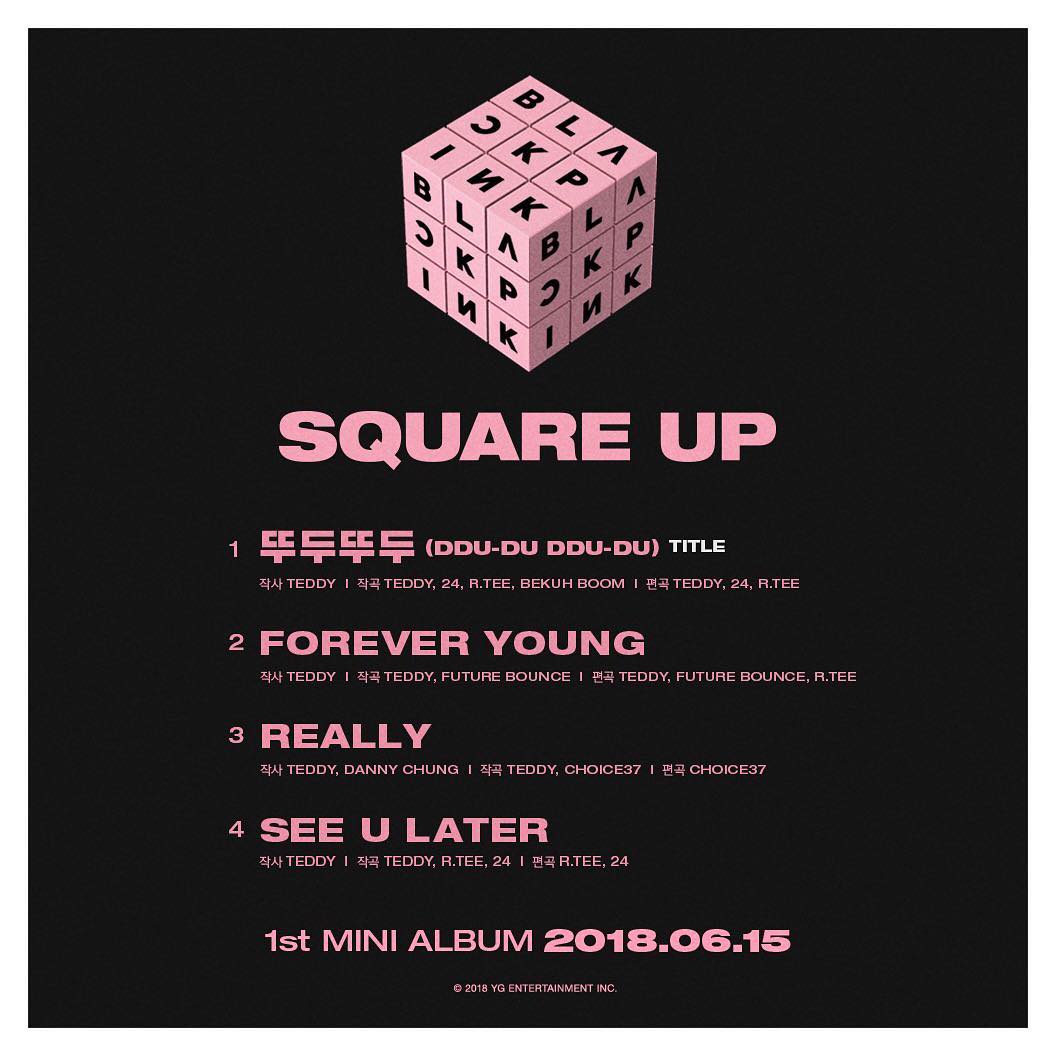 Blackpink 1st Mini Album - Square Up