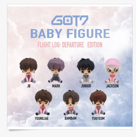 GOT7 Flight Log Departure 1st Concert Baby Figure [LIMITED EDITION]