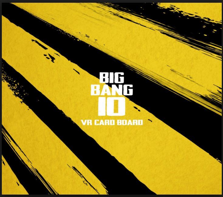 빅뱅BIGBANG BIGBANG10 THE EXHIBITION: A TO Z X VR CARD BOARD