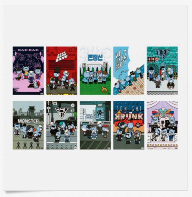 ビックバン グッズ  KKKA♡Gページ❣️ BIGBANG X KRUNK Official Goods - [10th] Poster Set – Choice Music LA