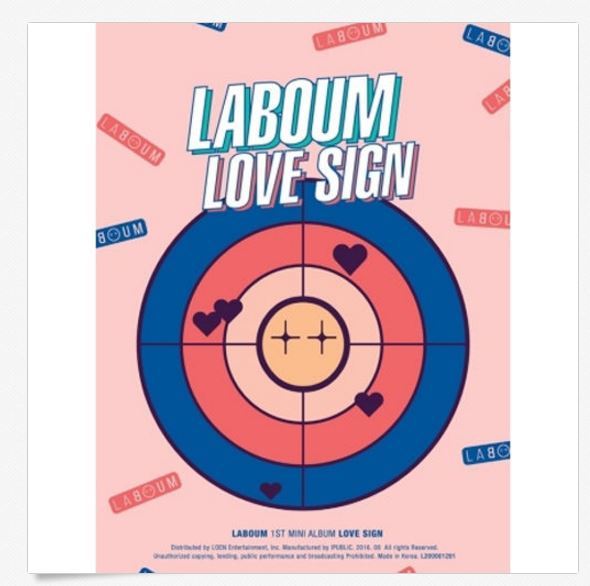  라붐 LABOUM - [LOVE SIGN] 1ST MINI ALBUM CD