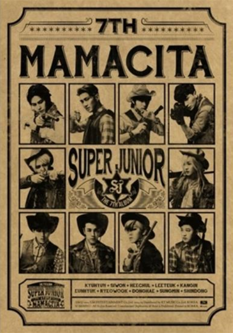 슈퍼주니어 Super Junior Vol. 7 - Mamacita (Version B)