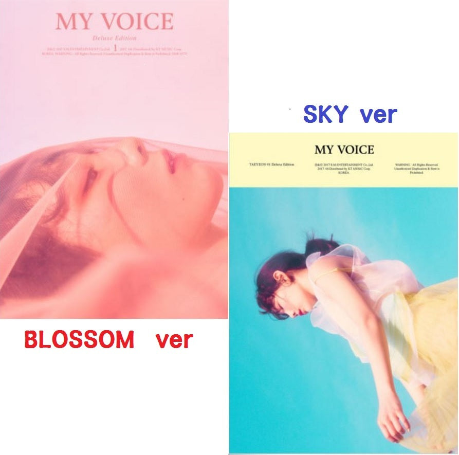 태연 TAEYEON Girls' Generation SNSD - My Voice (Deluxe Edition) CD