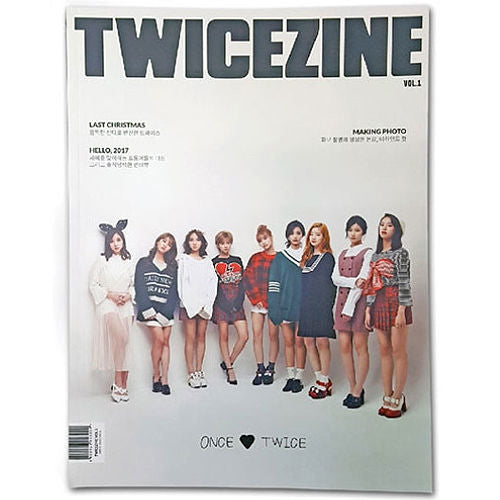 트와이스 TWICE - TWICEZINE VOL. 1 MAGAZINE (LIMITED EDITION)