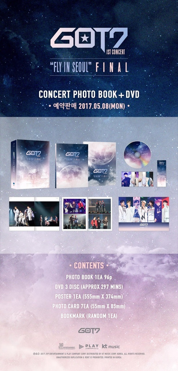 Got7 1st Concert “Fly in Seoul” Final (DVD) – Choice Music LA