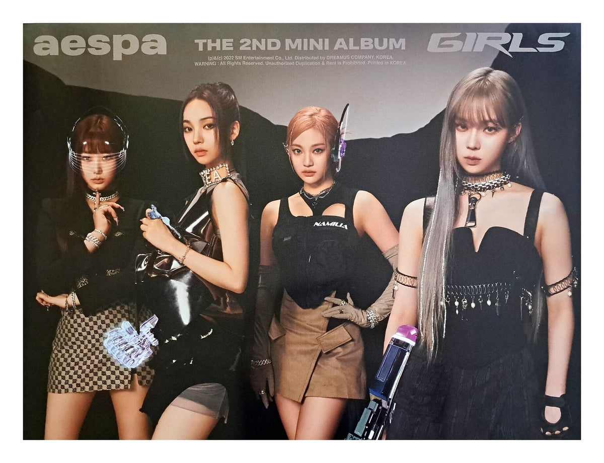 Aespa 2nd Mini Album Girls (Kwangya Ver.) Official Poster - Photo 
