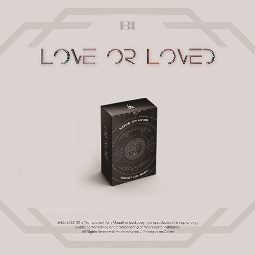 B.I. LOVE OR LOVED SIGNED ALBUM hot REGULAR VERSION