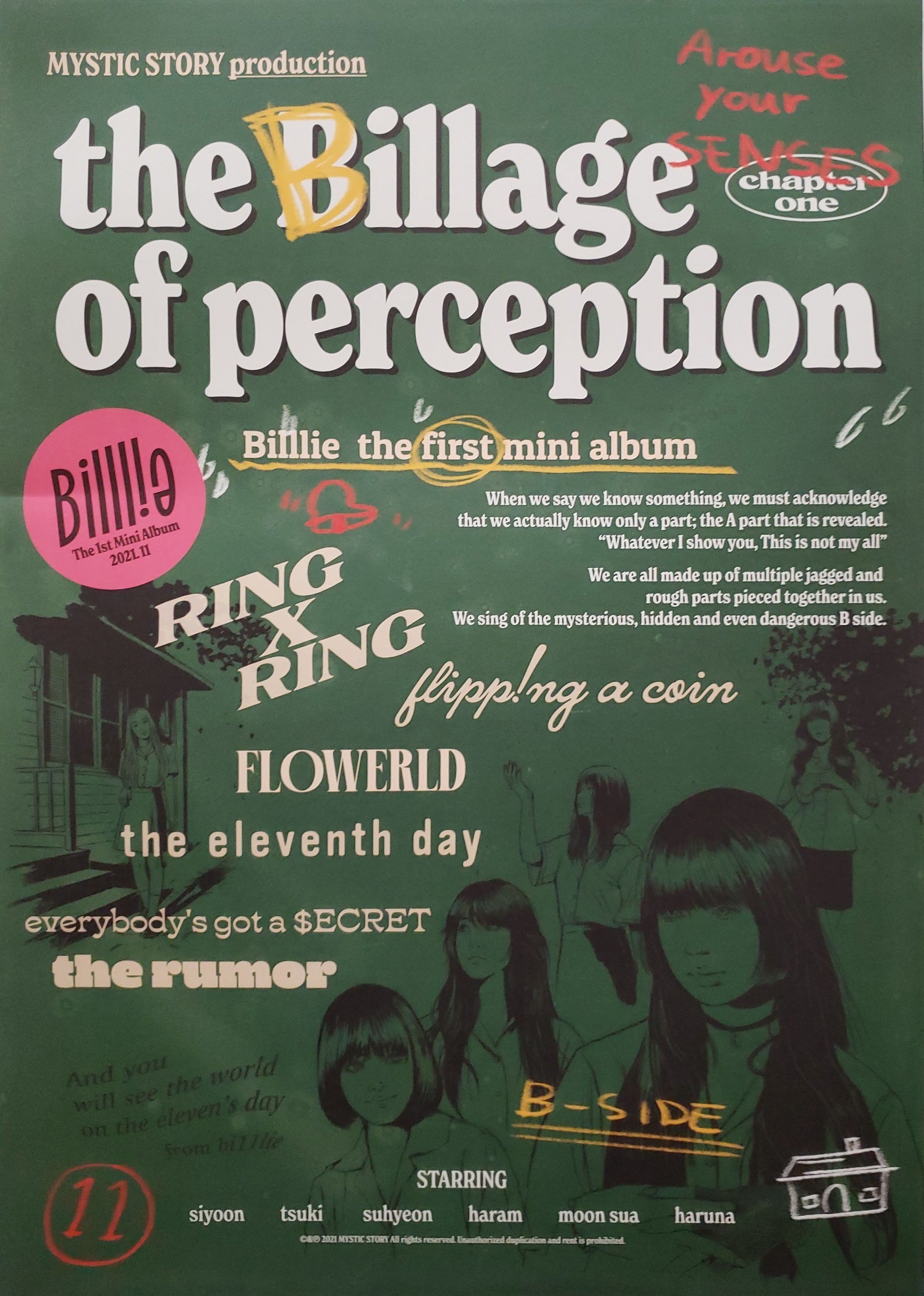 Billlie 1st Mini Album The Billage Of Perception: Chapter One