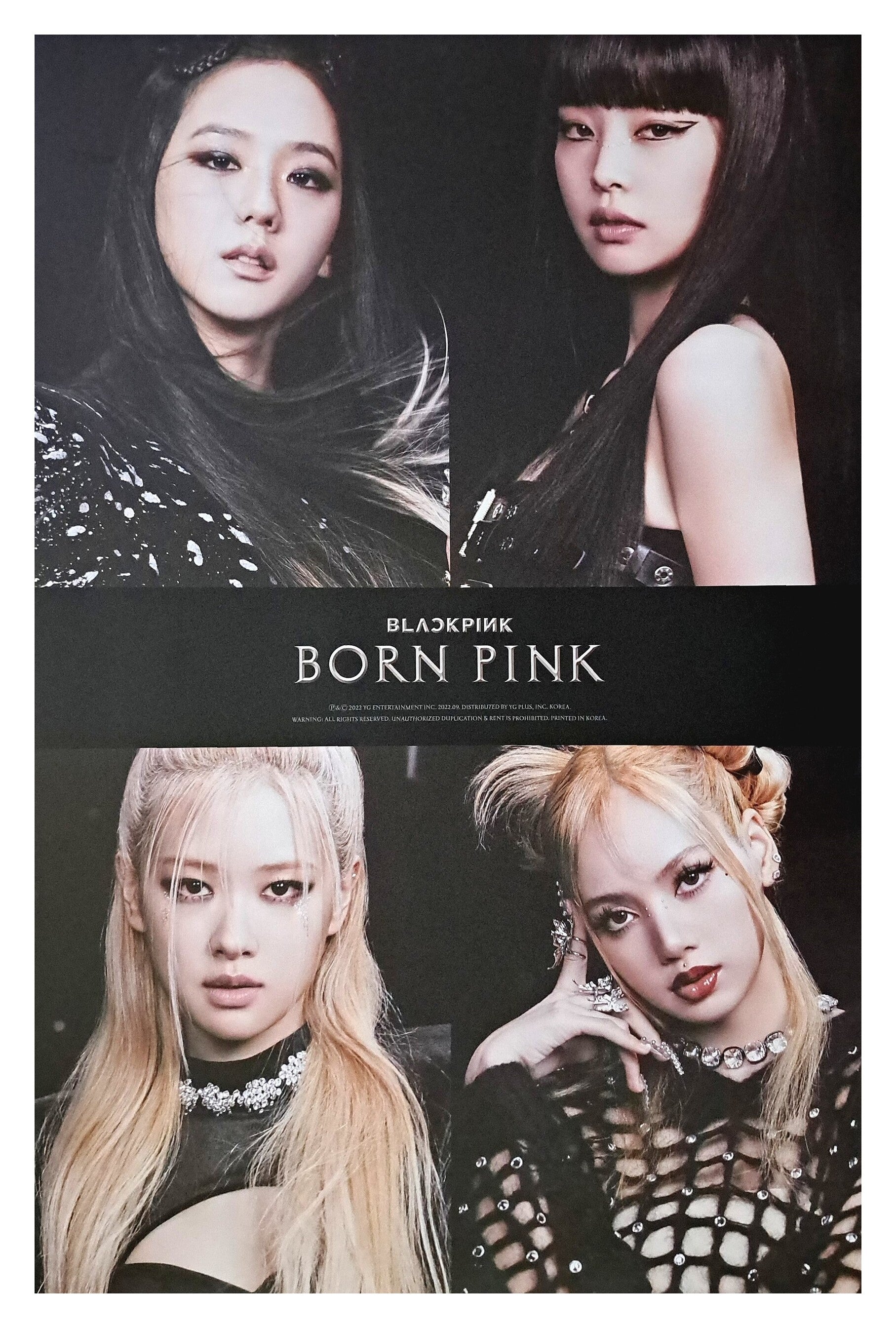 Blackpink 2nd Album Born Pink [Box Set ver.] Official Poster - Photo C –  Choice Music LA