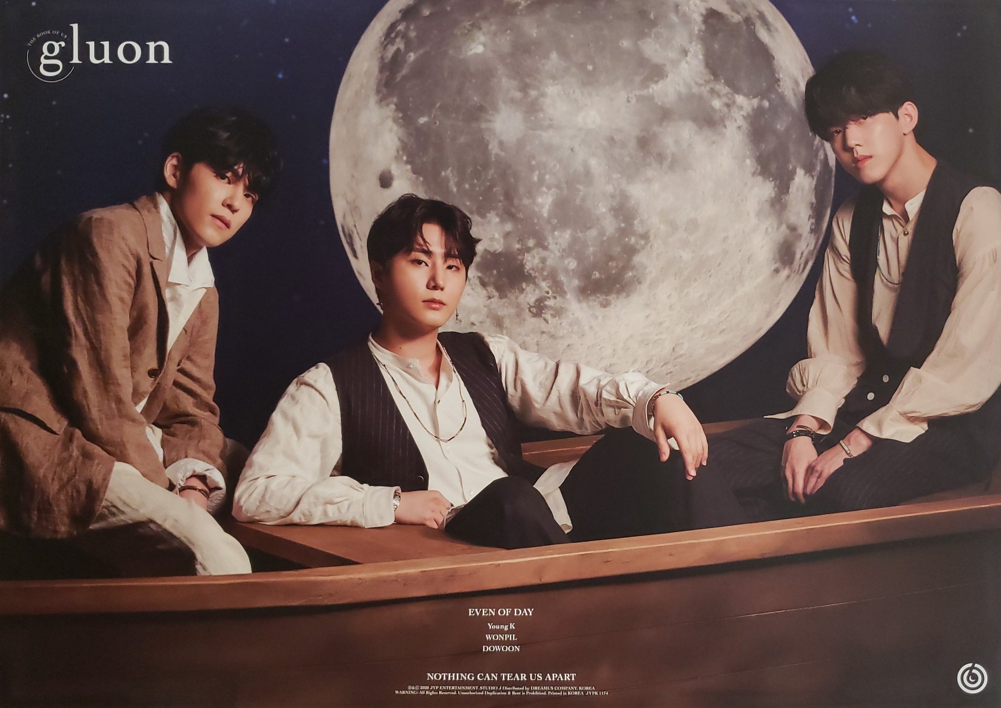 DAY6 album The Book of Us : Gluon Nothing Can Tear Us Apart Official Poster - Photo Concept Young K