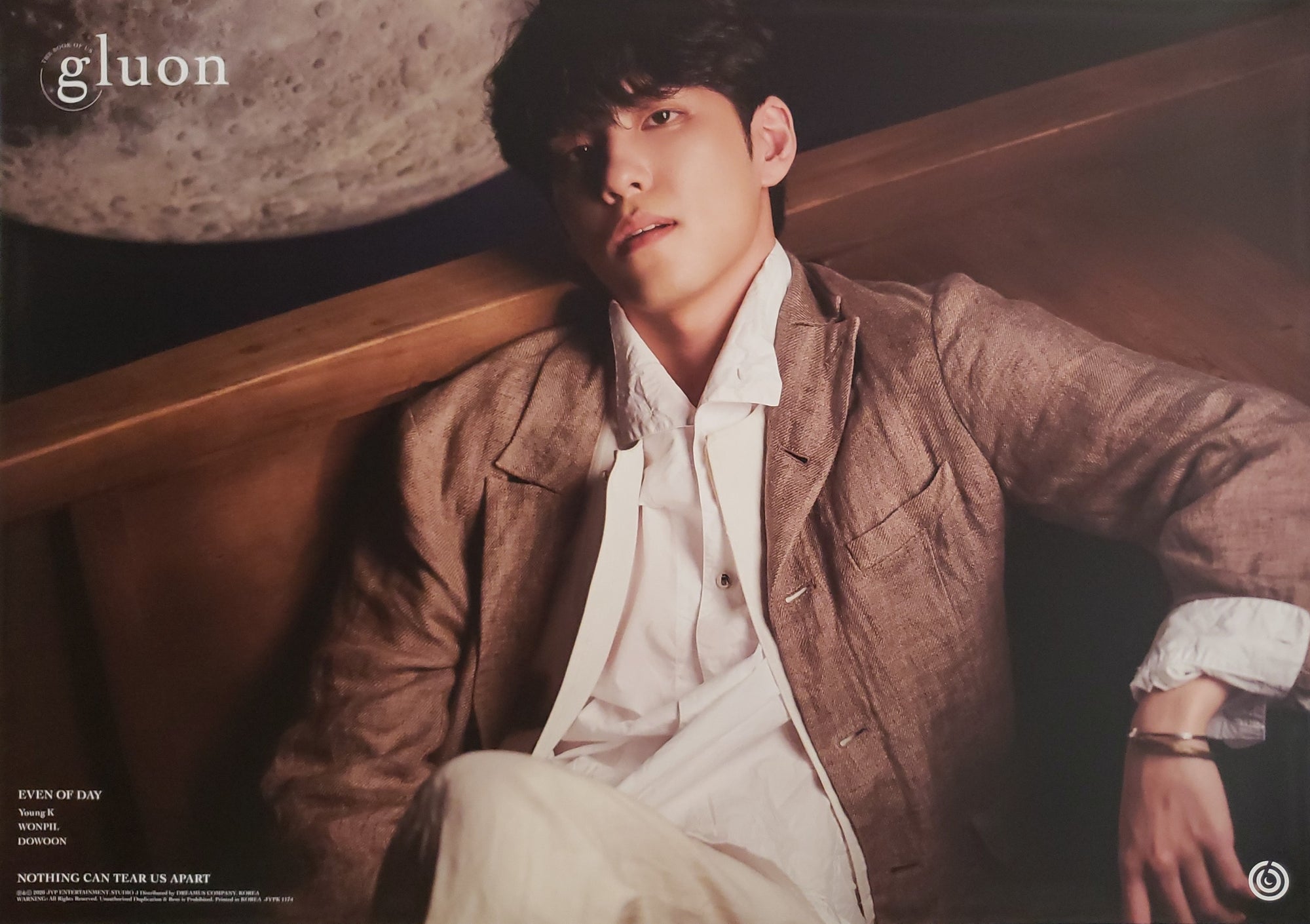 DAY6 album The Book of Us : Gluon Nothing Can Tear Us Apart Official Poster - Photo Concept Wonpil