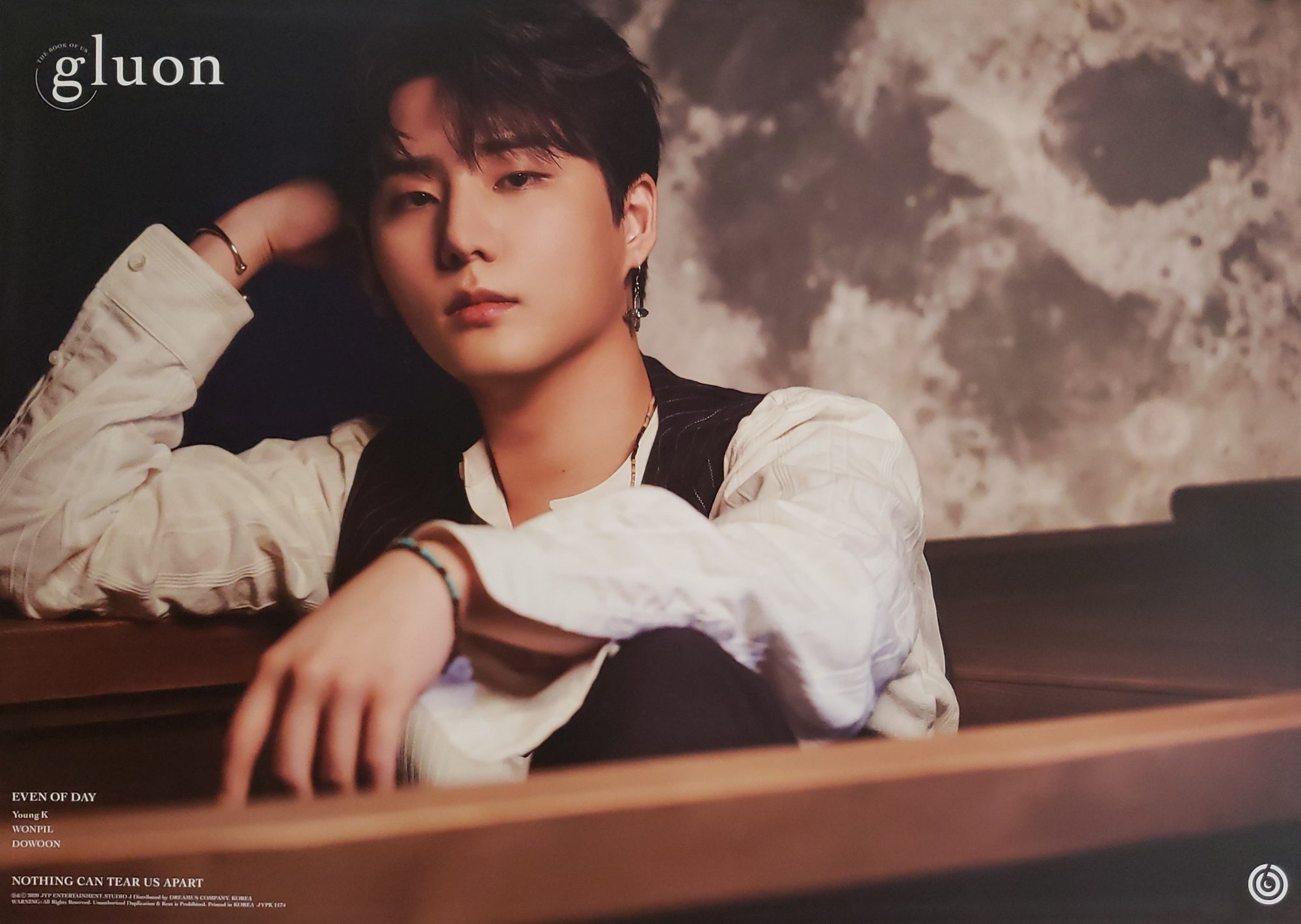 DAY6 album The Book of Us : Gluon Nothing Can Tear Us Apart Official Poster - Photo Concept Young K