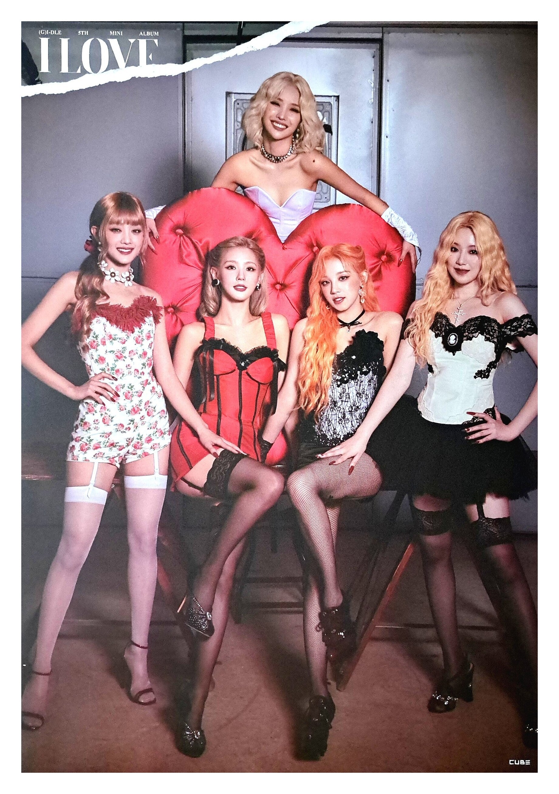 (G)I-DLE 5th Mini Album I love Official Poster - Photo Concept Act