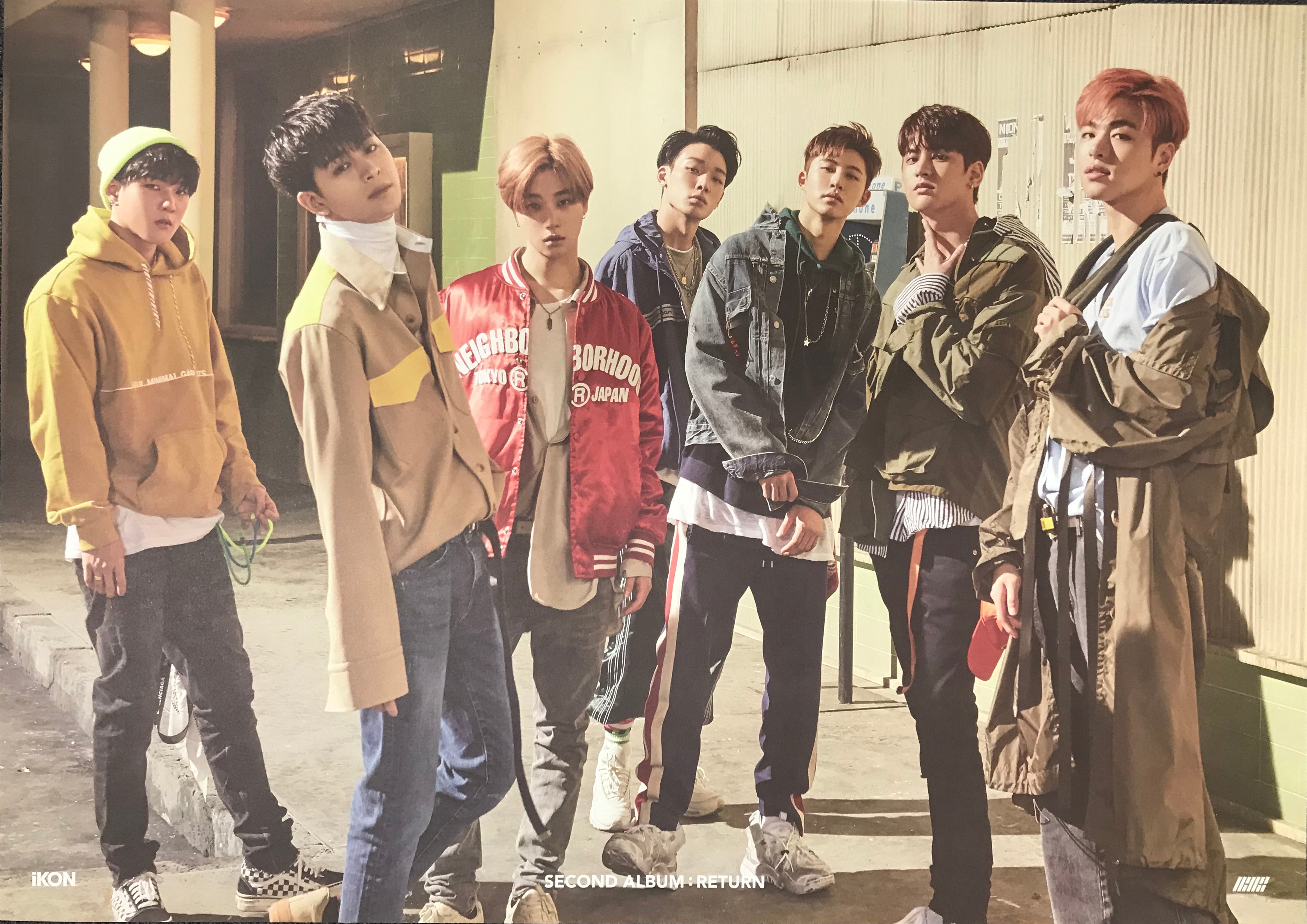 iKON 2nd Album Return Official Poster - Photo Concept