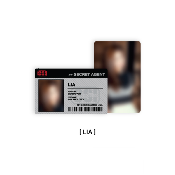 Itzy Codename : Secret Itzy - Agent ID Card + Lanyard Set – Choice