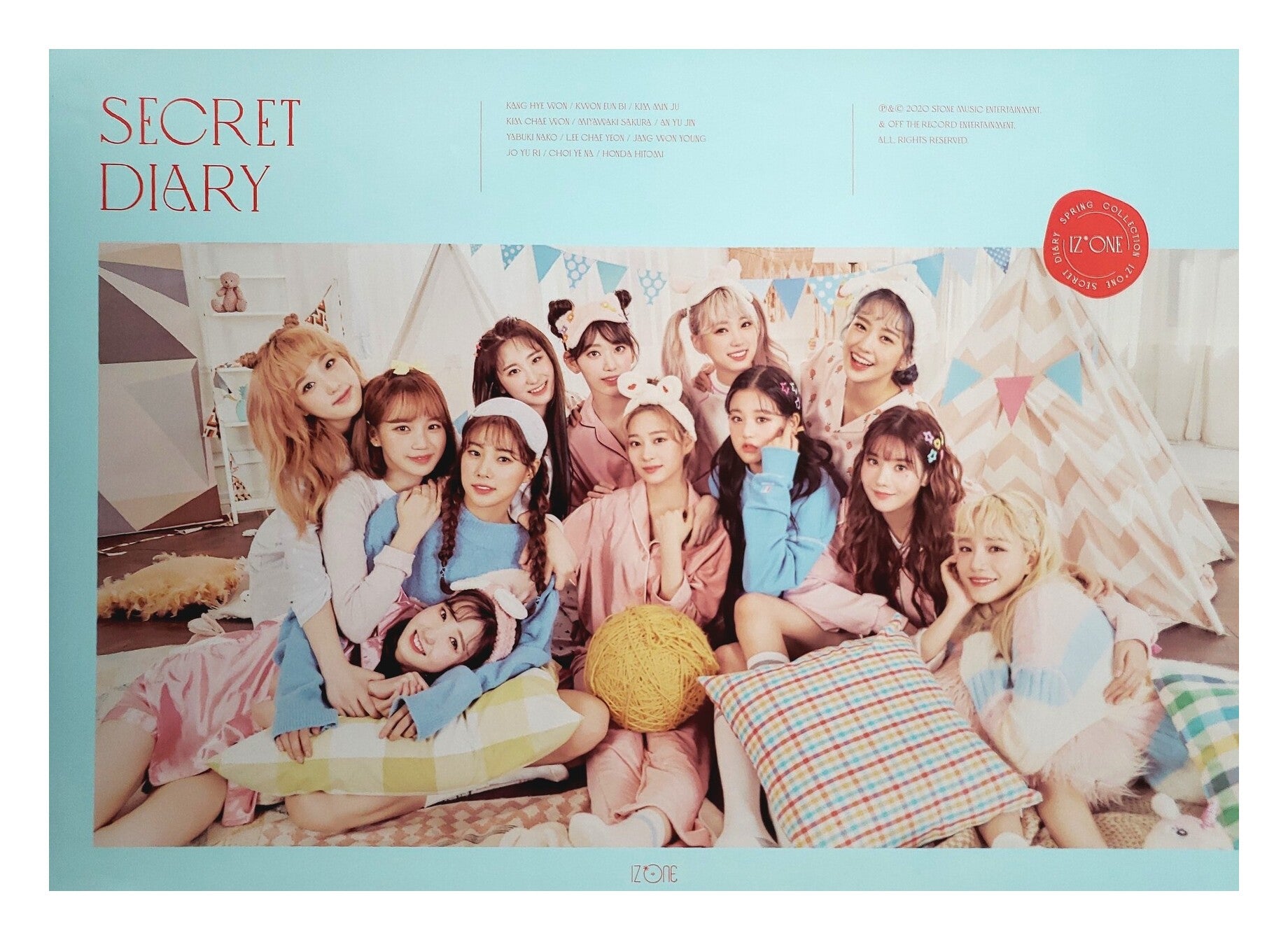 IZ*ONE SECRET DIARY シークレットダイアリー セット オンライン限定特価&特典付き>IZ*ONE、DVD付フォトブック、カレンダー