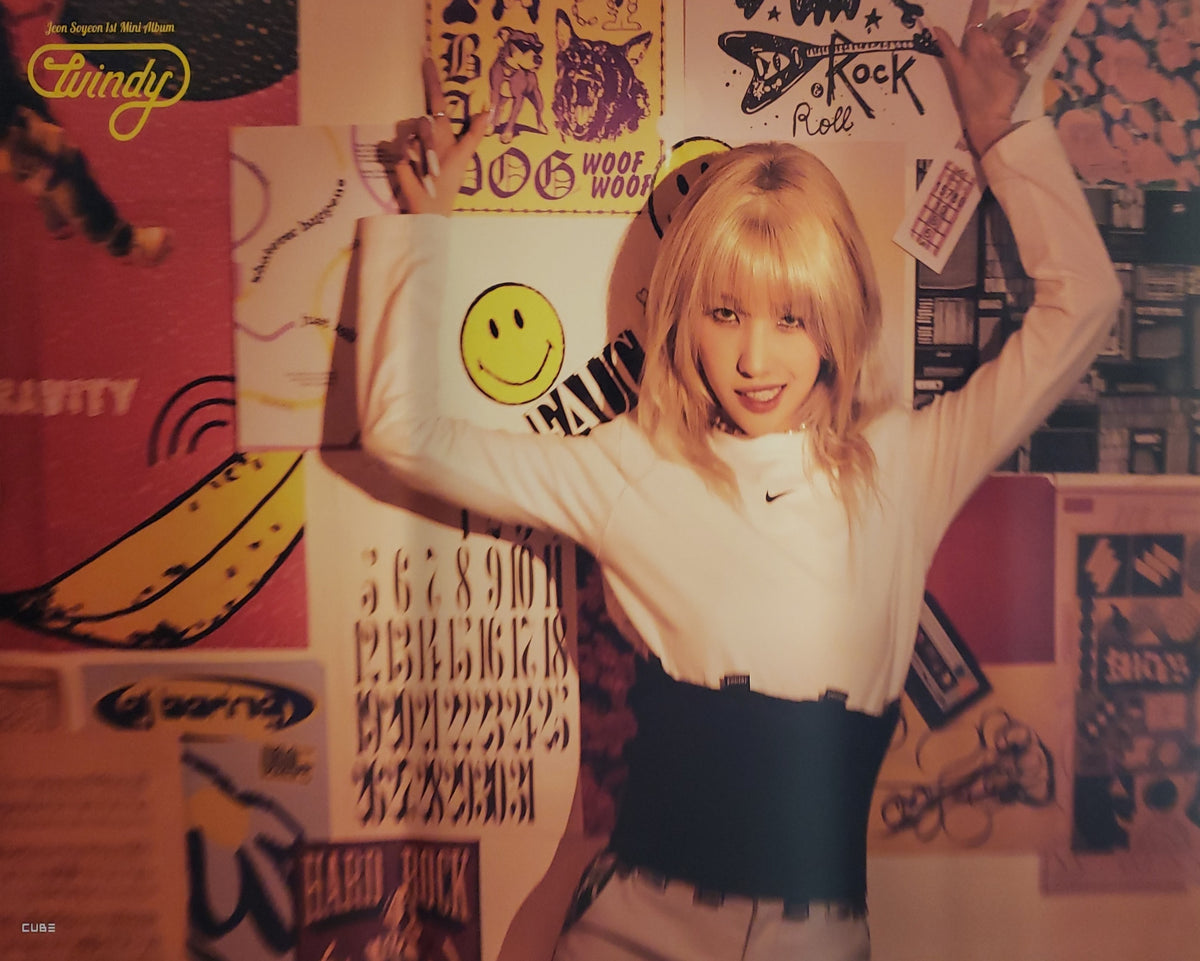 Jeon Soyeon (チョンソヨン)1st Mini Album Windy G)I-DLE JEON SOYEON Windy Album 1st Mini - No PCs [US SELLER