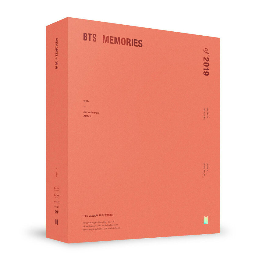 BTS DVD - Memories of 2019 – Choice Music LA