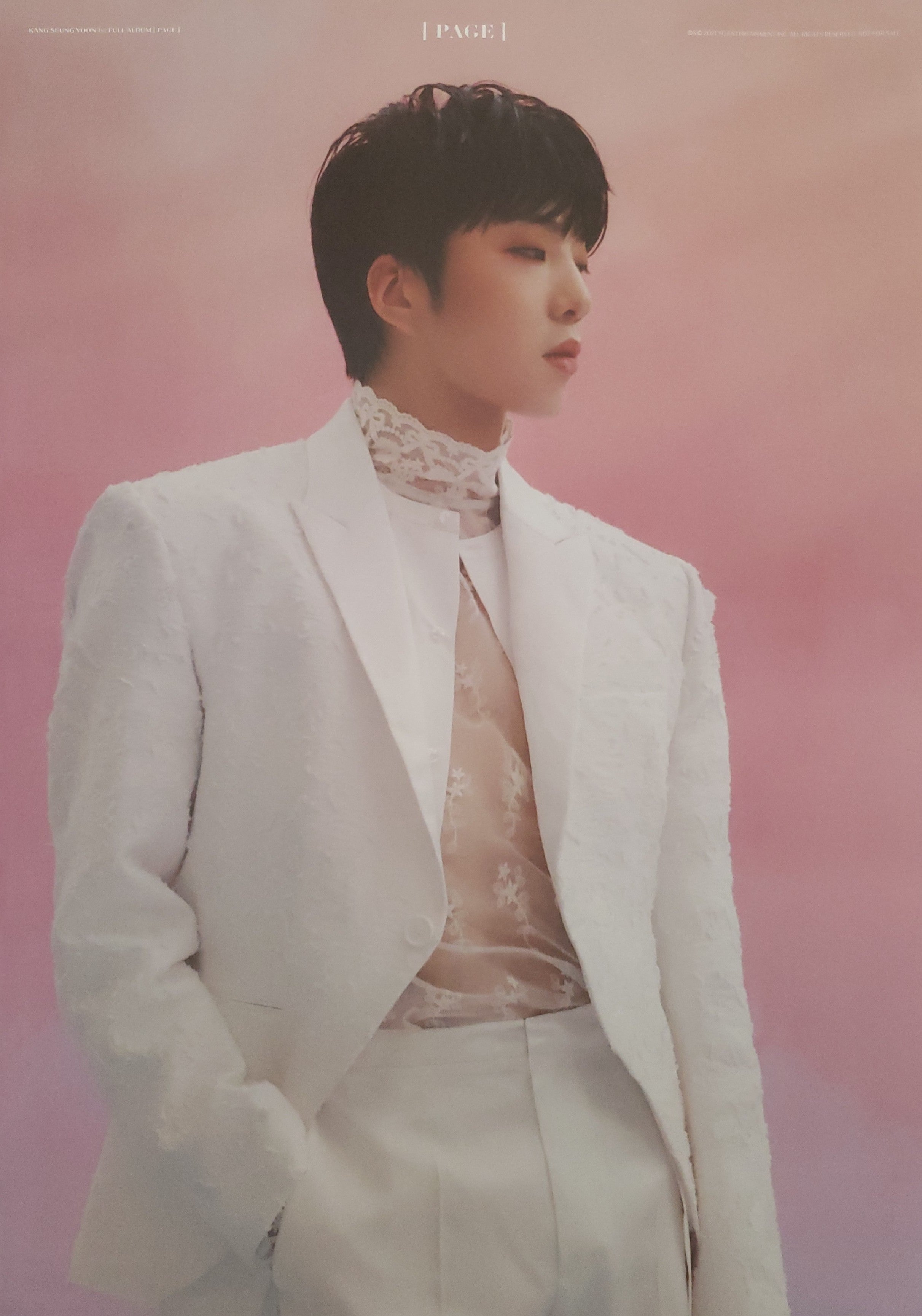 KANG SEUNG YOON 1st Album PAGE Official Poster - Photo
