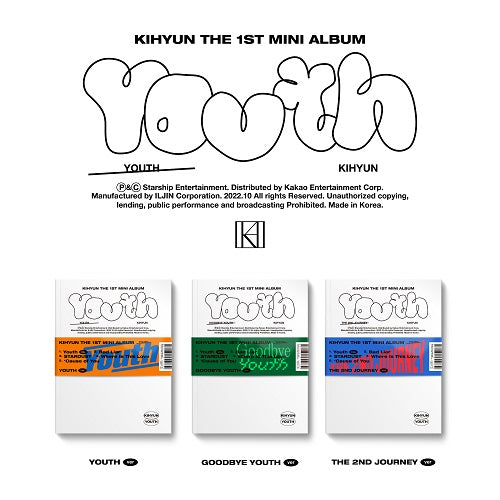 Kihyun 1st Mini Album - Youth