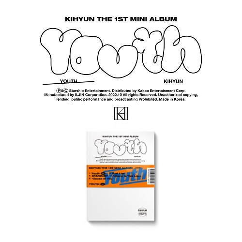 Kihyun 1st Mini Album - Youth