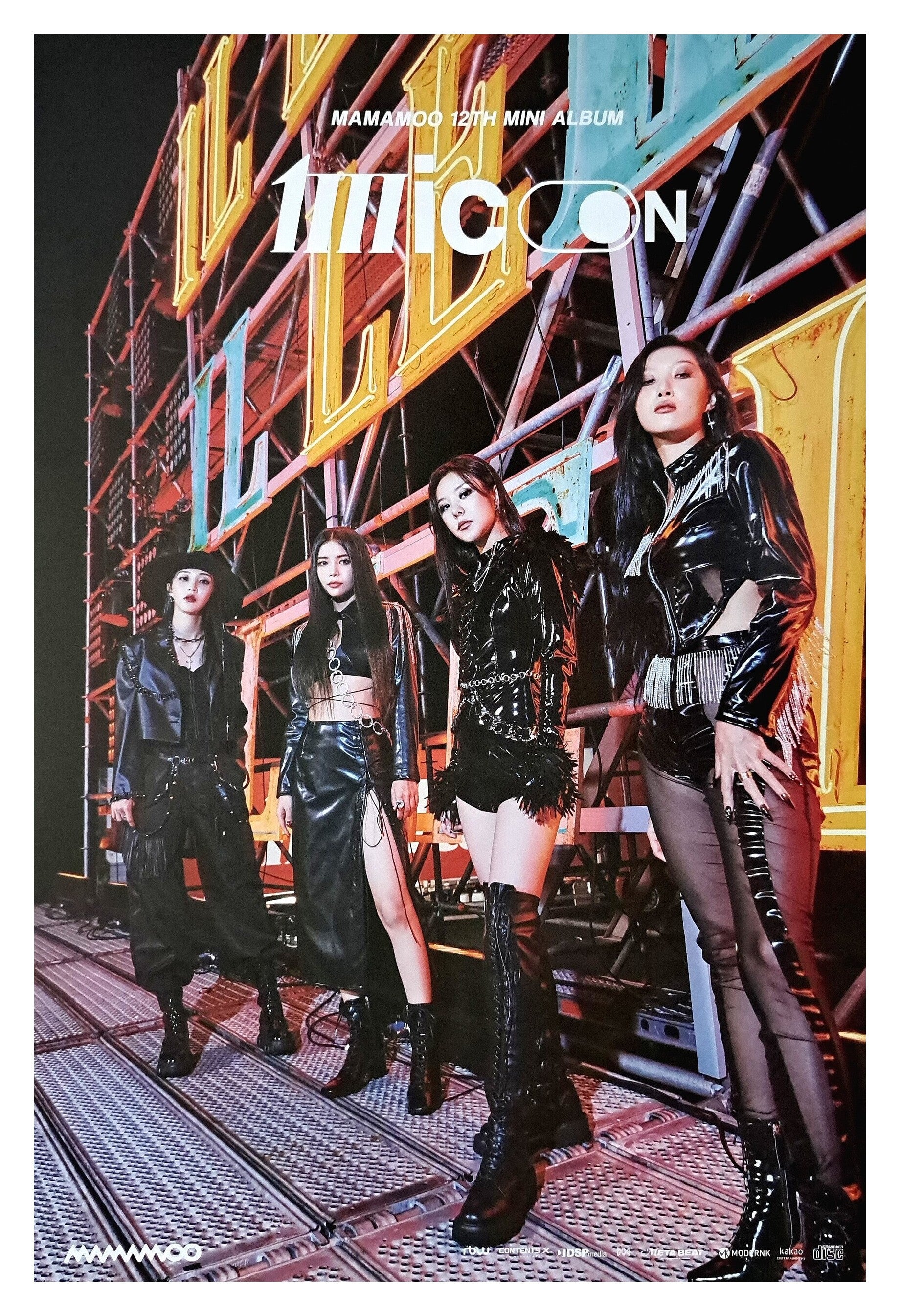 Mamamoo 12th Album Mic On (Main Ver.) Official Poster - Photo