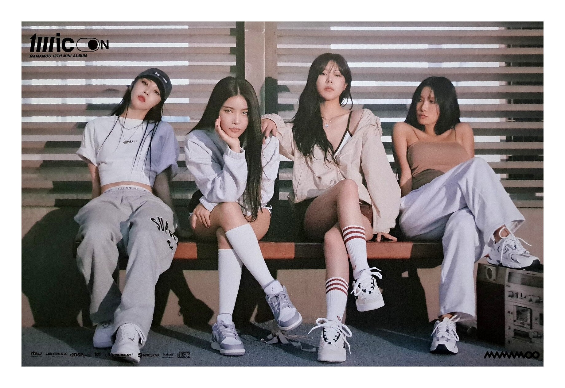 Mamamoo 12th Album Mic On (Main Ver.) Official Poster - Photo