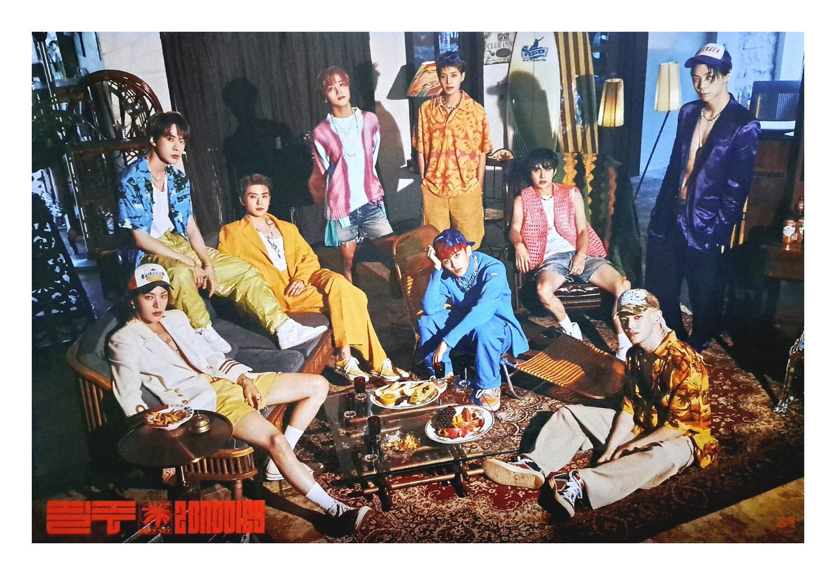 NCT 127 4th Album 질주 (2 Baddies) Official Poster - Photo Concept 2 Bad ...