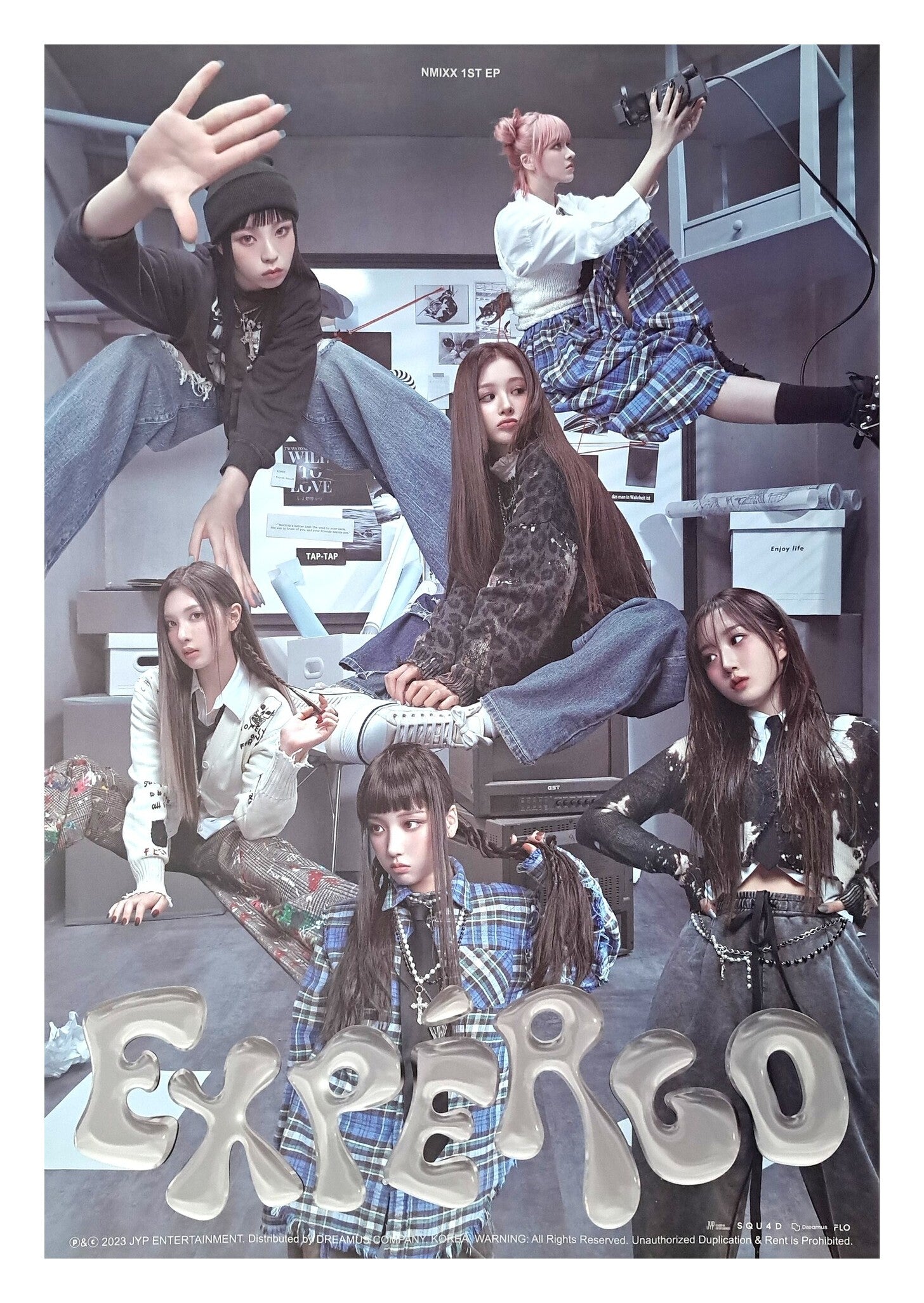 NMIXX 1st EP Album expérgo A Ver. Official Poster - Photo Concept