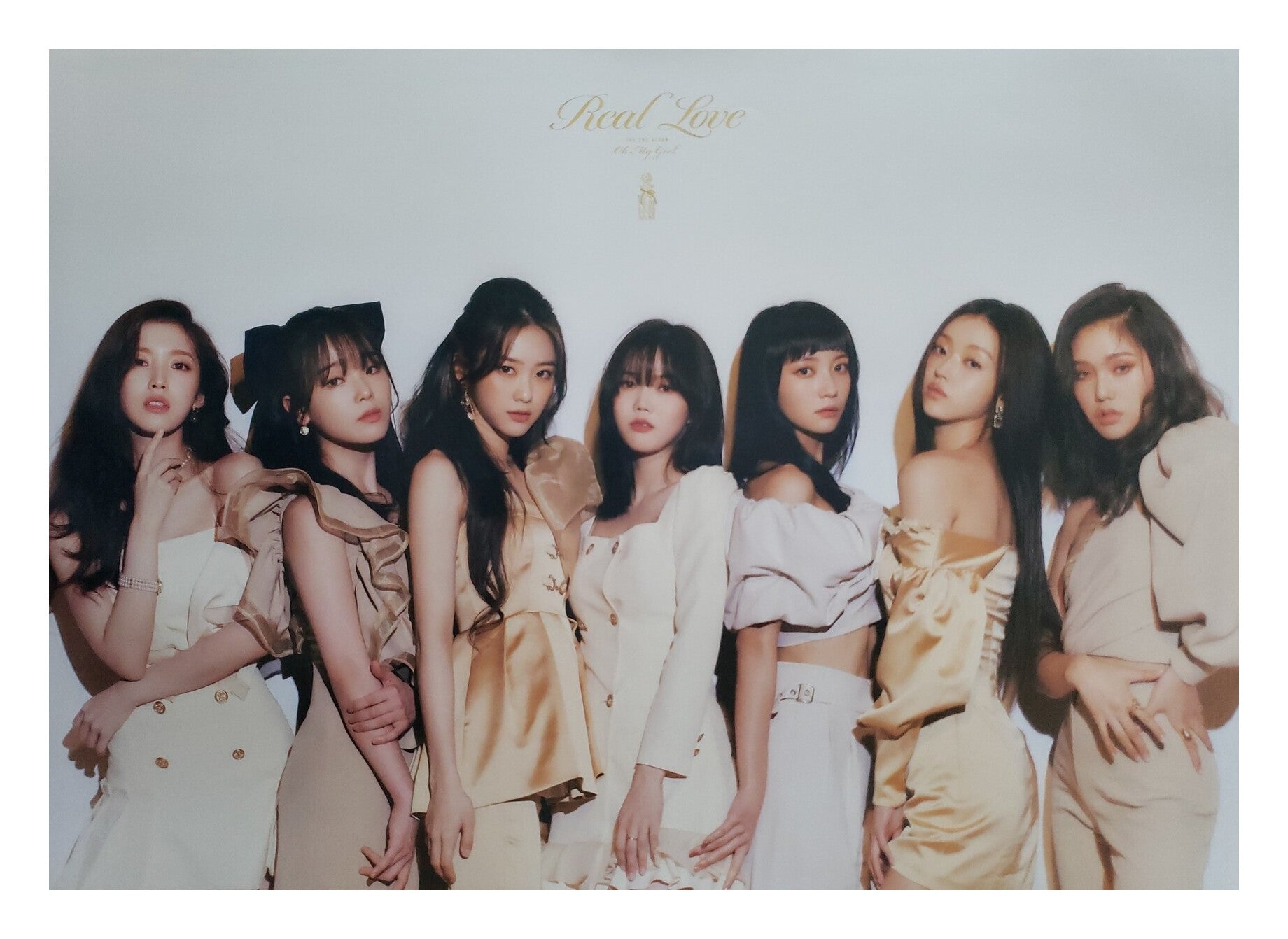 Ohmygirl real love ユア　トレカ　CD ポスター Oh My Girl 2nd Album Real Love Official Poster - Photo Concept