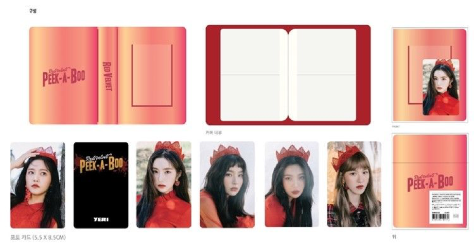 Red Velvet 'Perfect Velvet' Photo Card Collection Book – Choice Red Velvet 'Perfect Velvet' Photo Card Collection Book – Choice