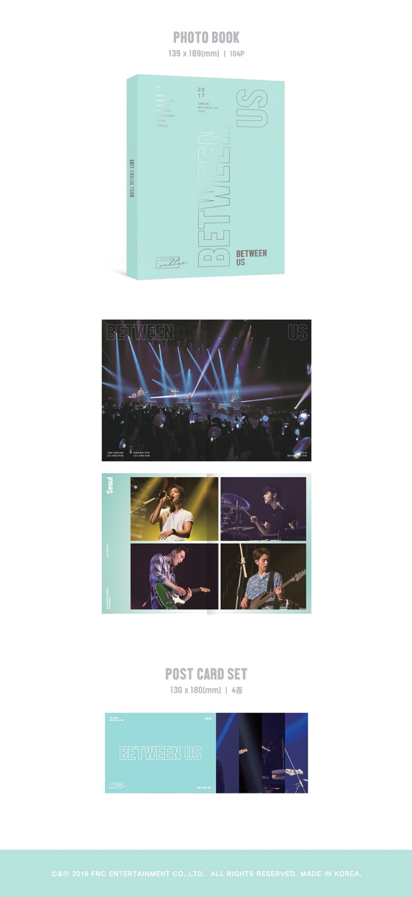 CNBLUE 2017 CNBLUE Between Us Tour DVD