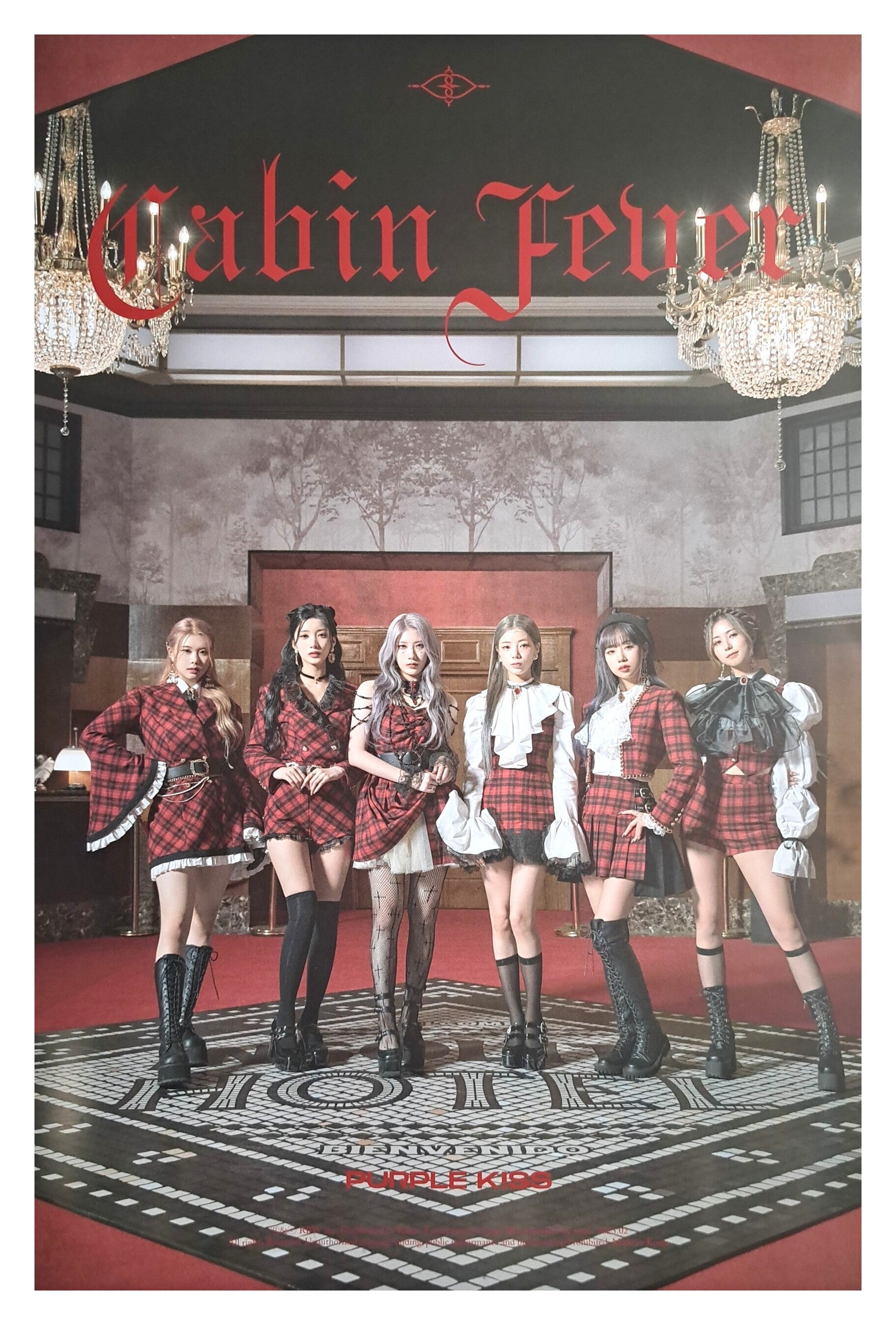 Purple Kiss 5th Mini Album Cabin Fever Official Poster - Photo Concept