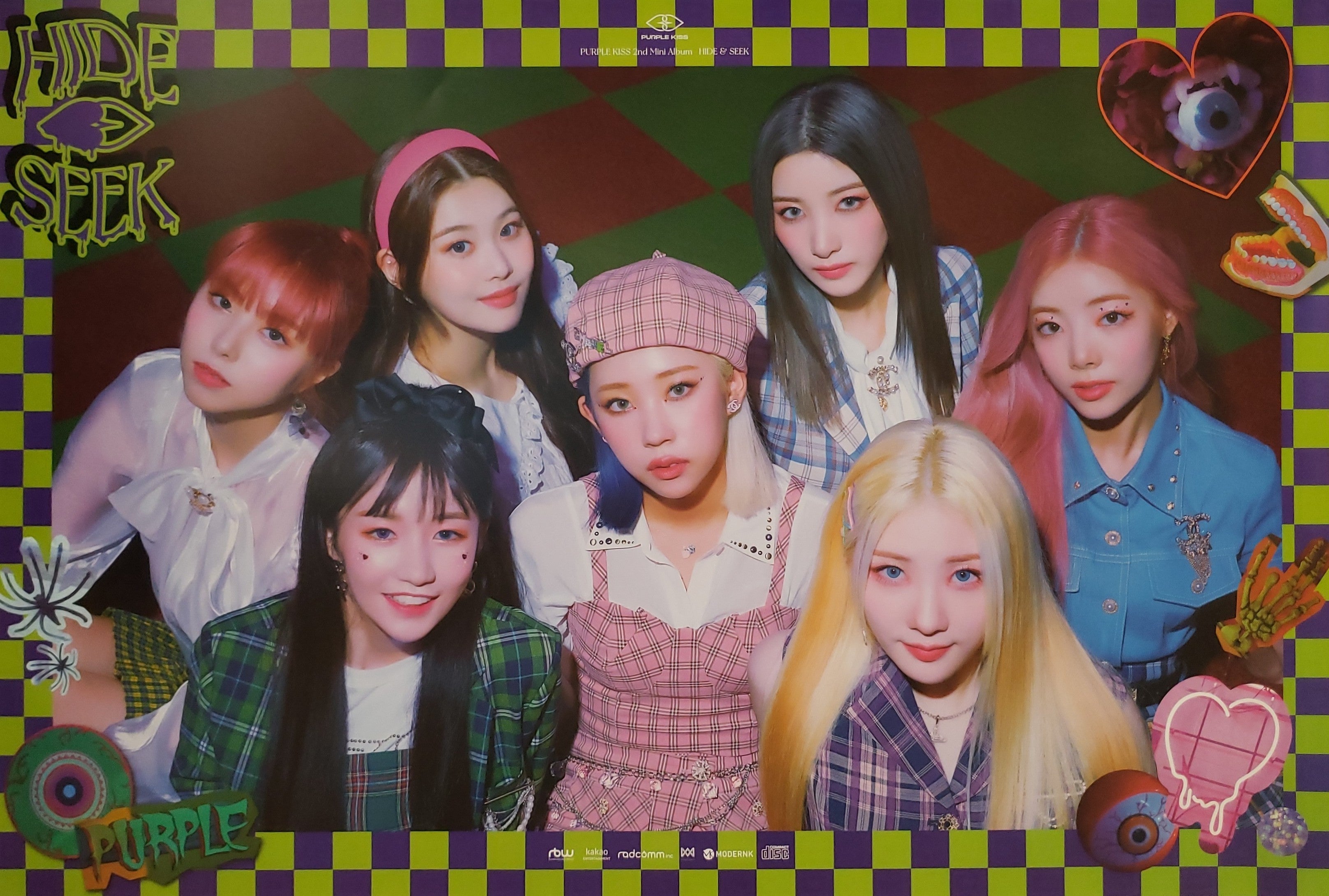Purple Kiss 2nd Mini Album Hide & Seek Official Poster