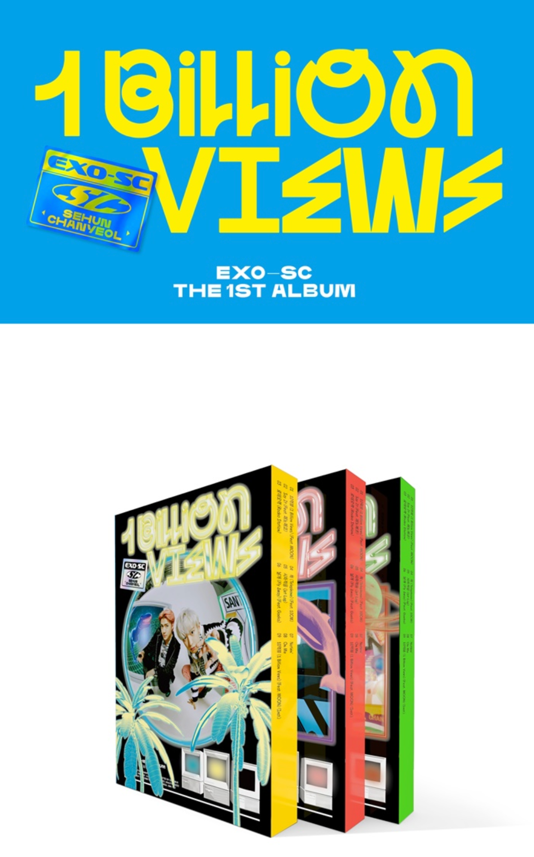 EXO 1 Billion Views 3枚セット EXO-SC 1st Album - 1 Billion Views – Choice Music LA