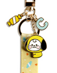 BT21 x Monopoly Official Merchandise - Baby Strap Metal Keyring