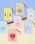 BT21 x Monopoly Official Merchandise - Baby Leather Patch Card Holder