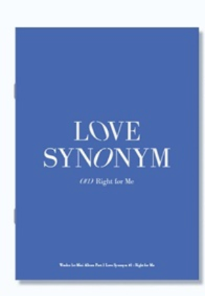 Wonho 1st Mini Album Love Synonym #1 Right for me Official Photocards  Select