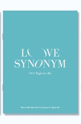 Wonho 1st Mini Album - Love Synonym 1. Right For Me
