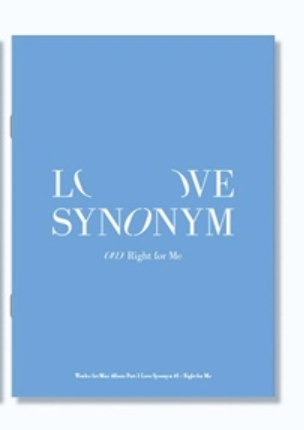 Wonho 1st Mini Album - Love Synonym 1. Right For Me