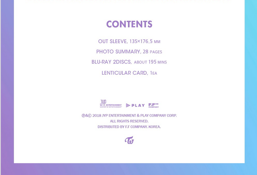 Twice 1st Tour [Encore] Twiceland -The Opening Blu-Ray